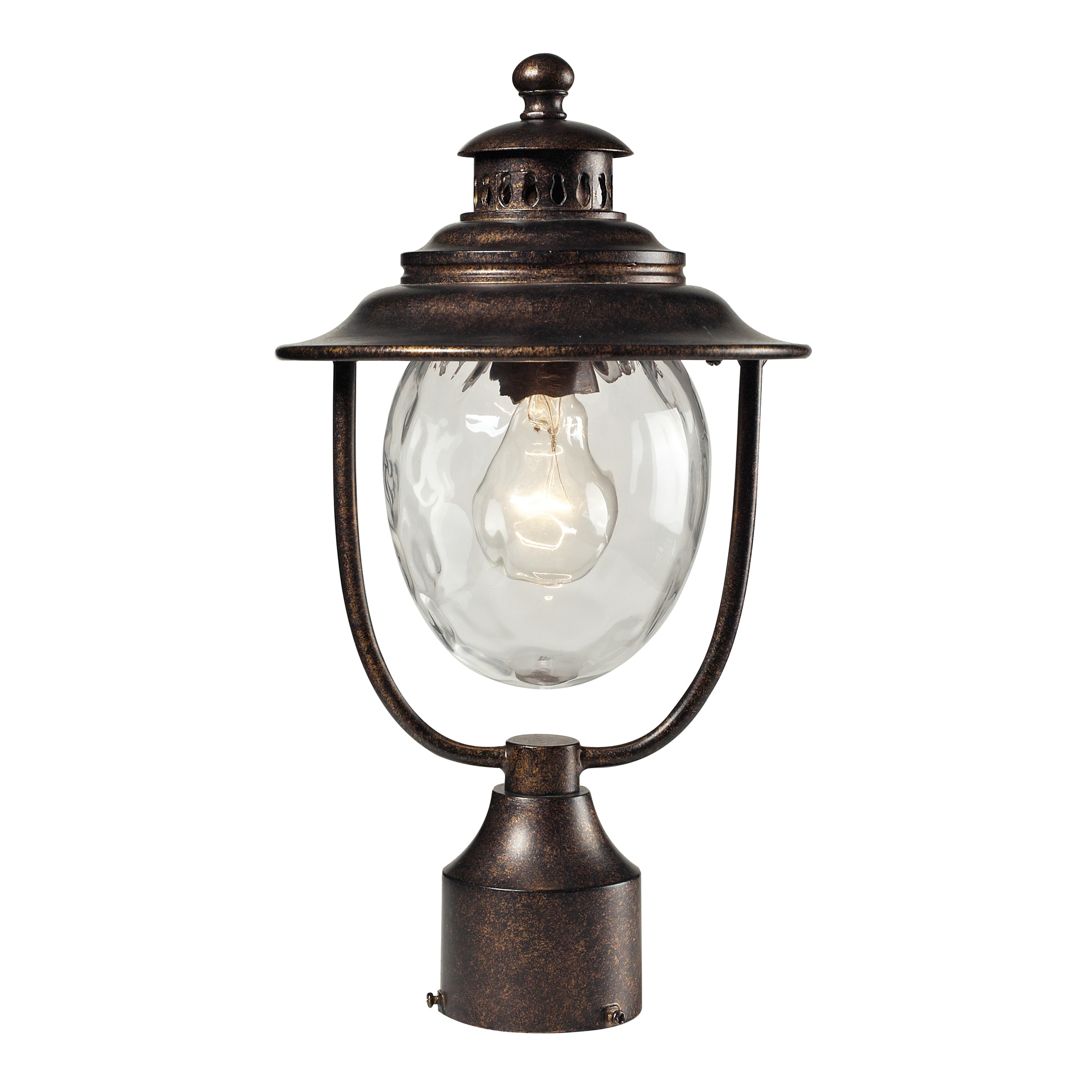 port 1 light Regal Bronze Post Mount