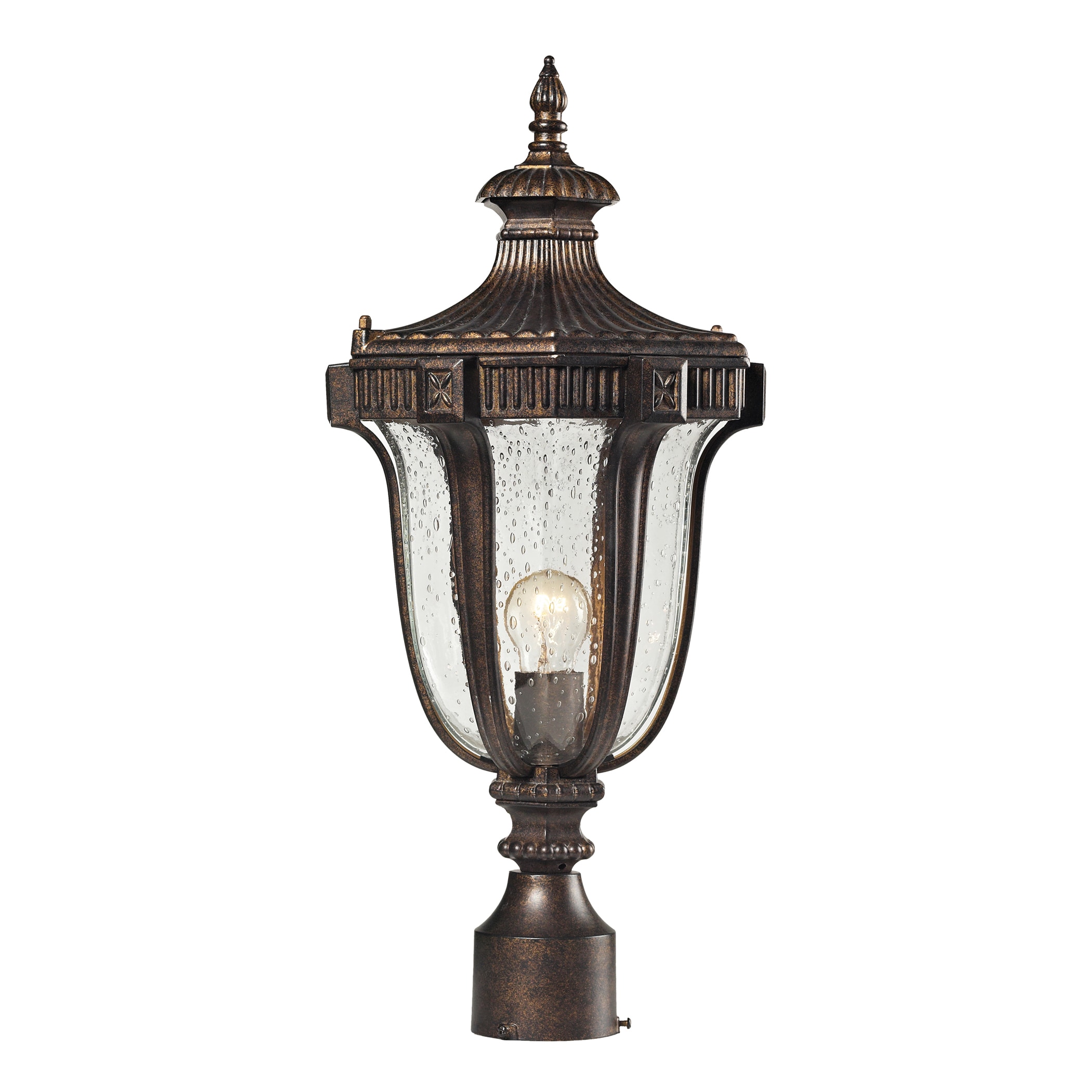 Sturgess Regal Bronze Castle 1 light Post Mount