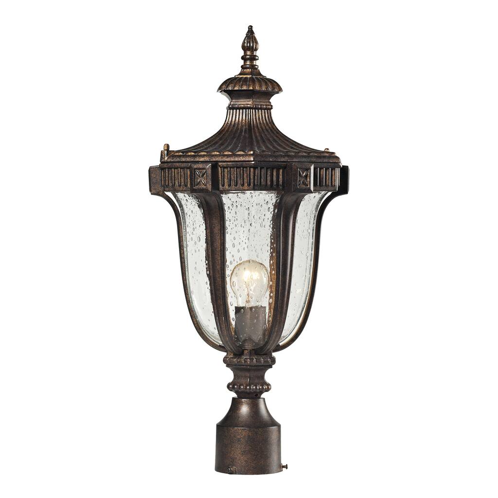 Sturgess Regal Bronze Castle 1-light Post Mount