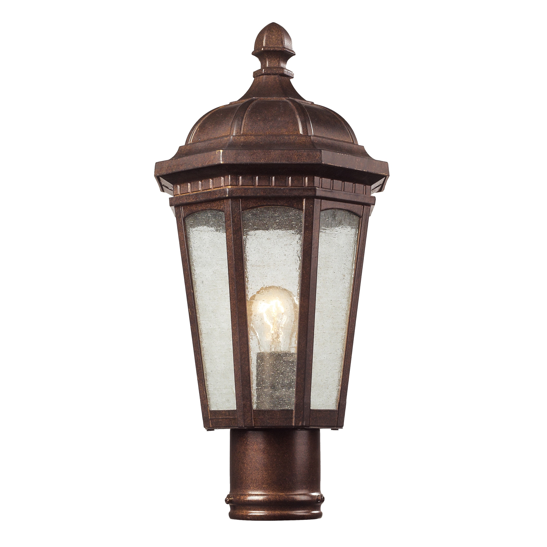 Fullerton 1 light Hazelnut Bronze Post Mount