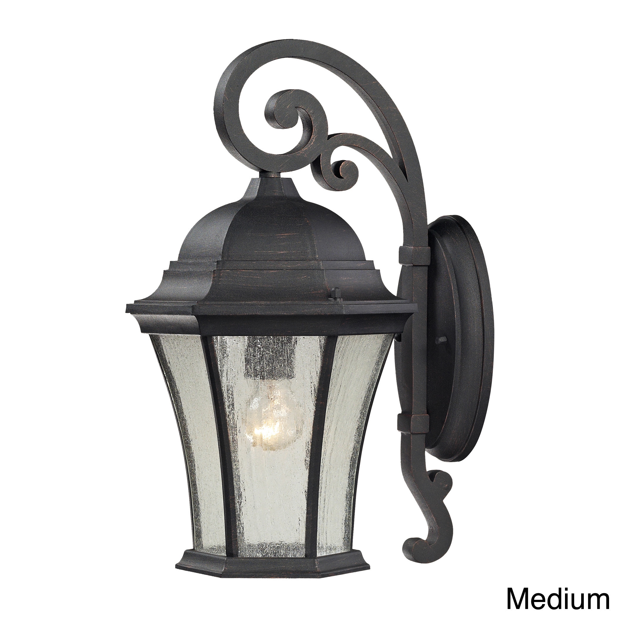 Wellington Park Weathered Charcoal 1 light Outdoor Sconce