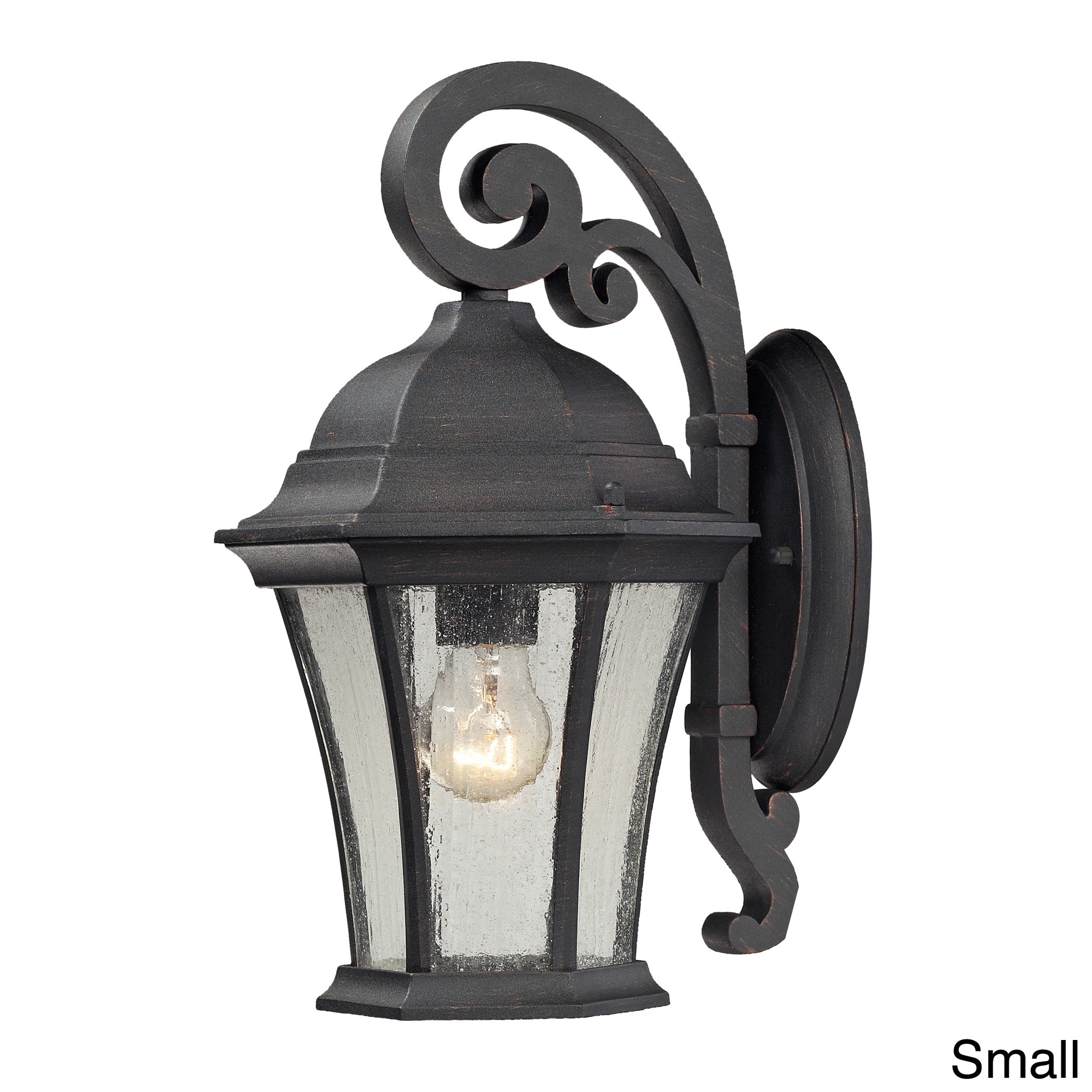 Wellington Park Weathered Charcoal 1 light Outdoor Sconce