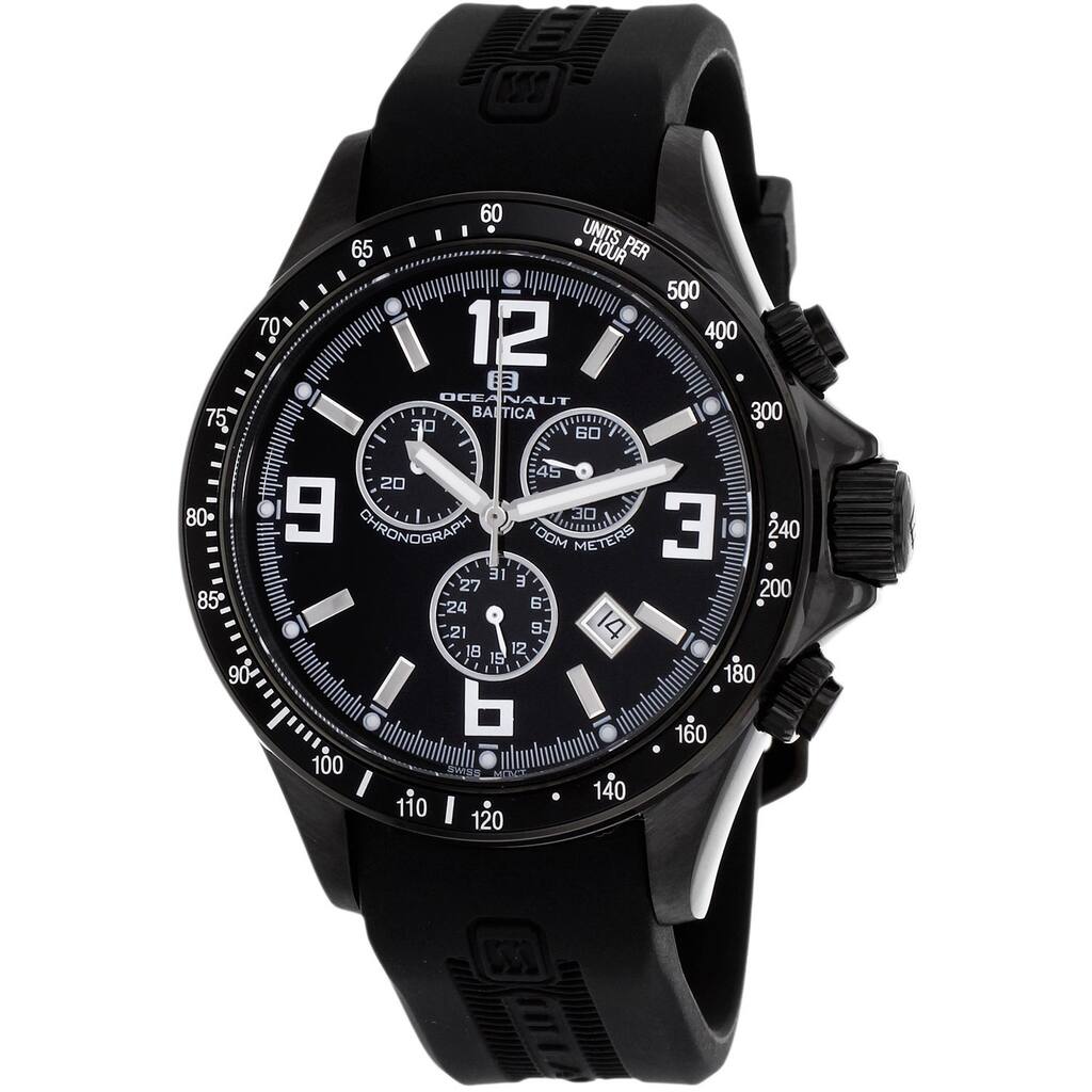 Oceanaut Men's Black Baltica Quartz Watch