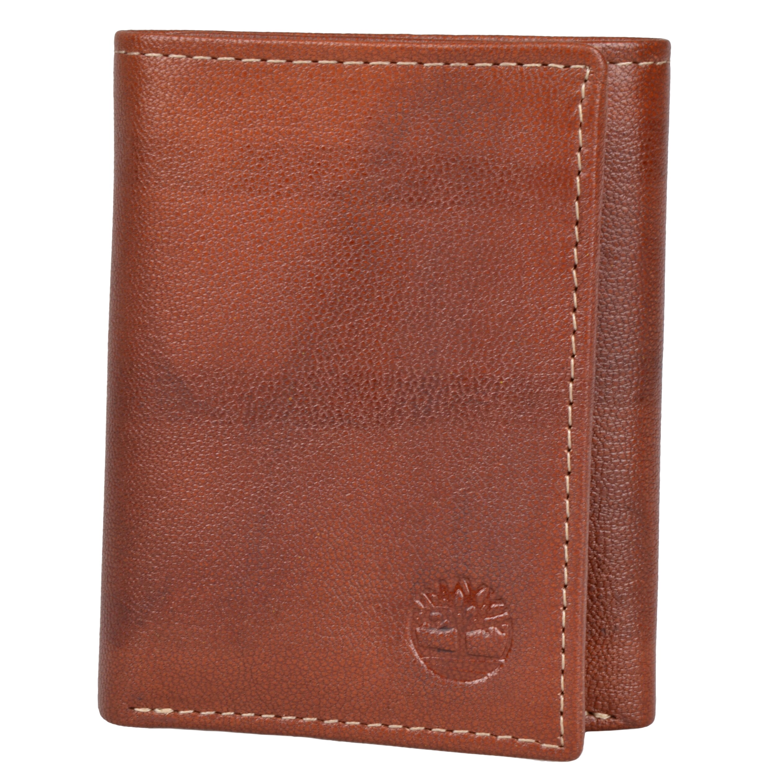 Timberland Mens Genuine Leather Trifold Wallet With Six Credit Card Slots