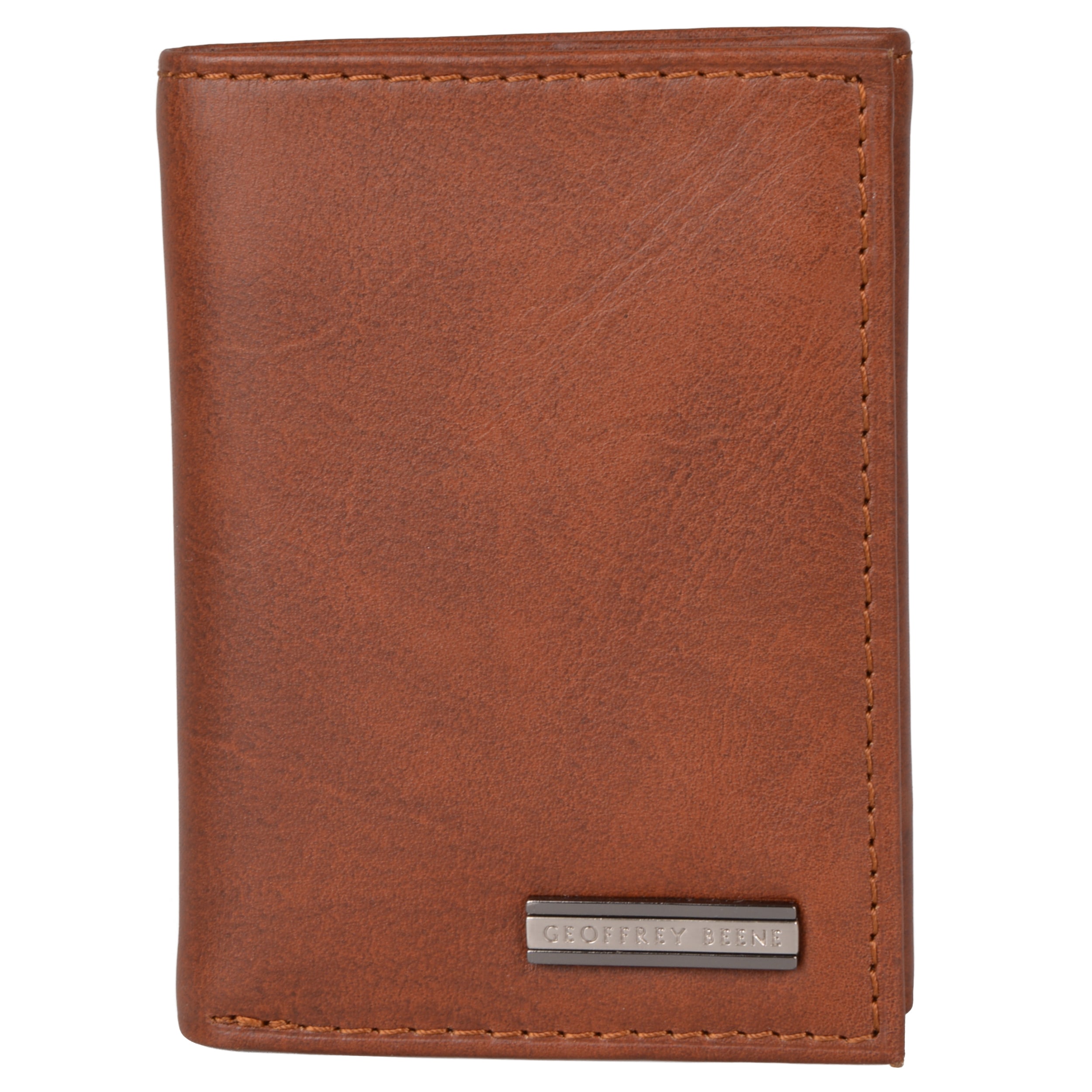 Geoffrey Beene Mens Genuine Leather Tri fold Wallet