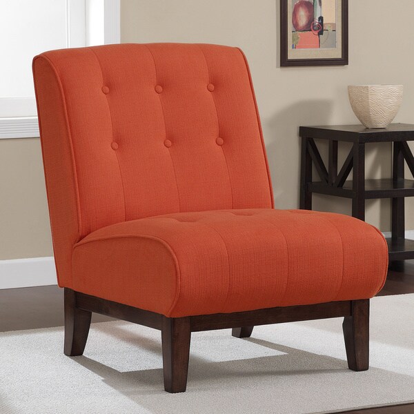 Plinth Base Rust Slipper Chair - Free Shipping Today - Overstock.com
