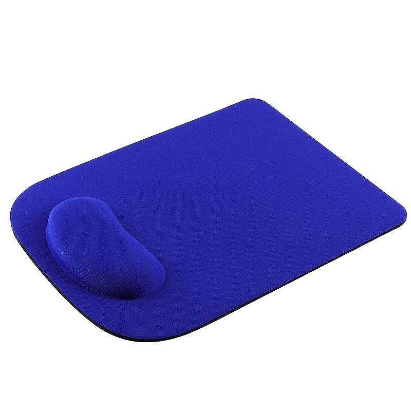 Basacc Blue Wrist Comfort Mouse Pad For Optical/ Trackball Mouse