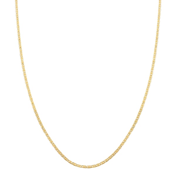 Solid 14K Gold 7.5 x 2.4mm Chain Tag Setting