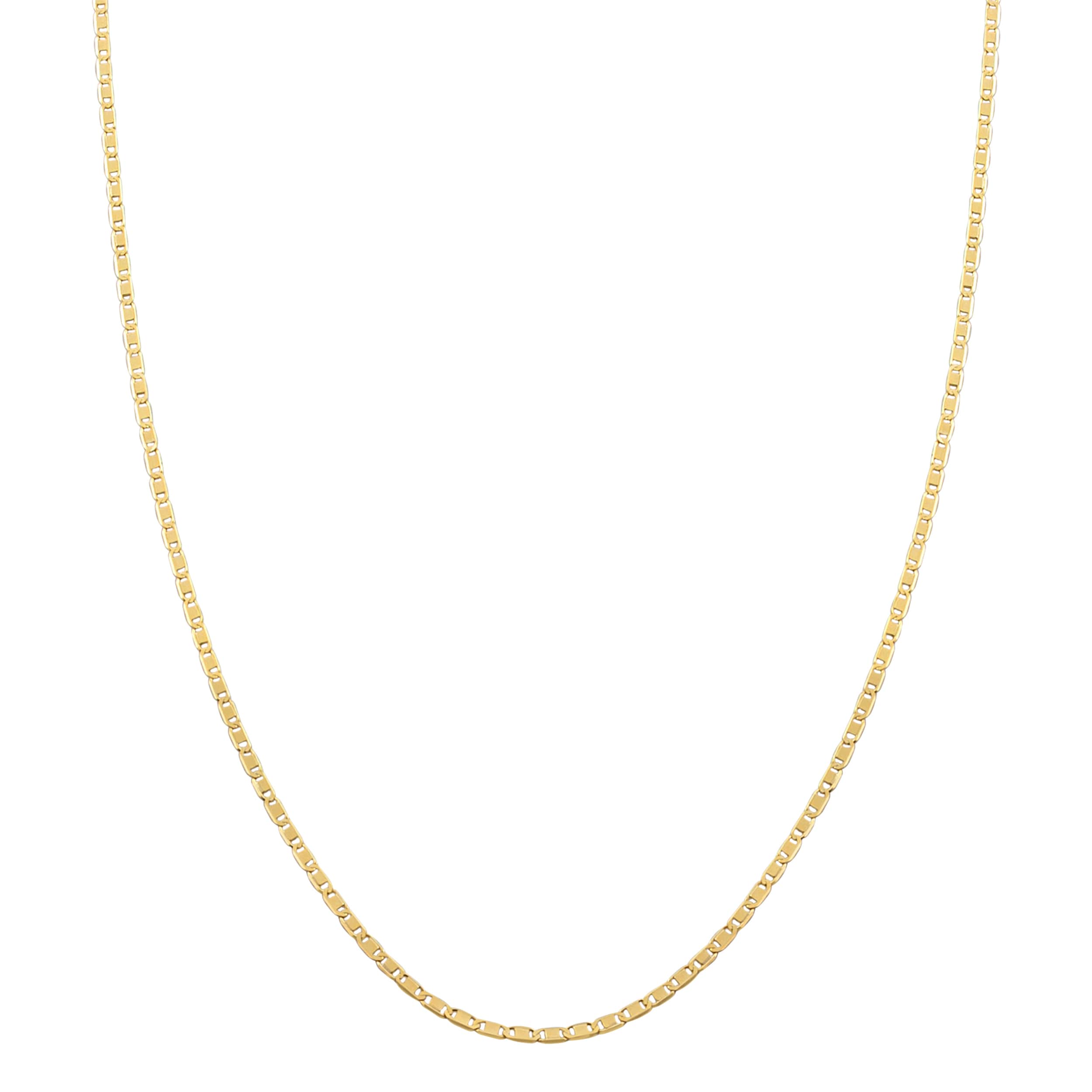 Au Naturale 10k Yellow Gold 1.2-mm Valentino Chain (16 - 24 inch)