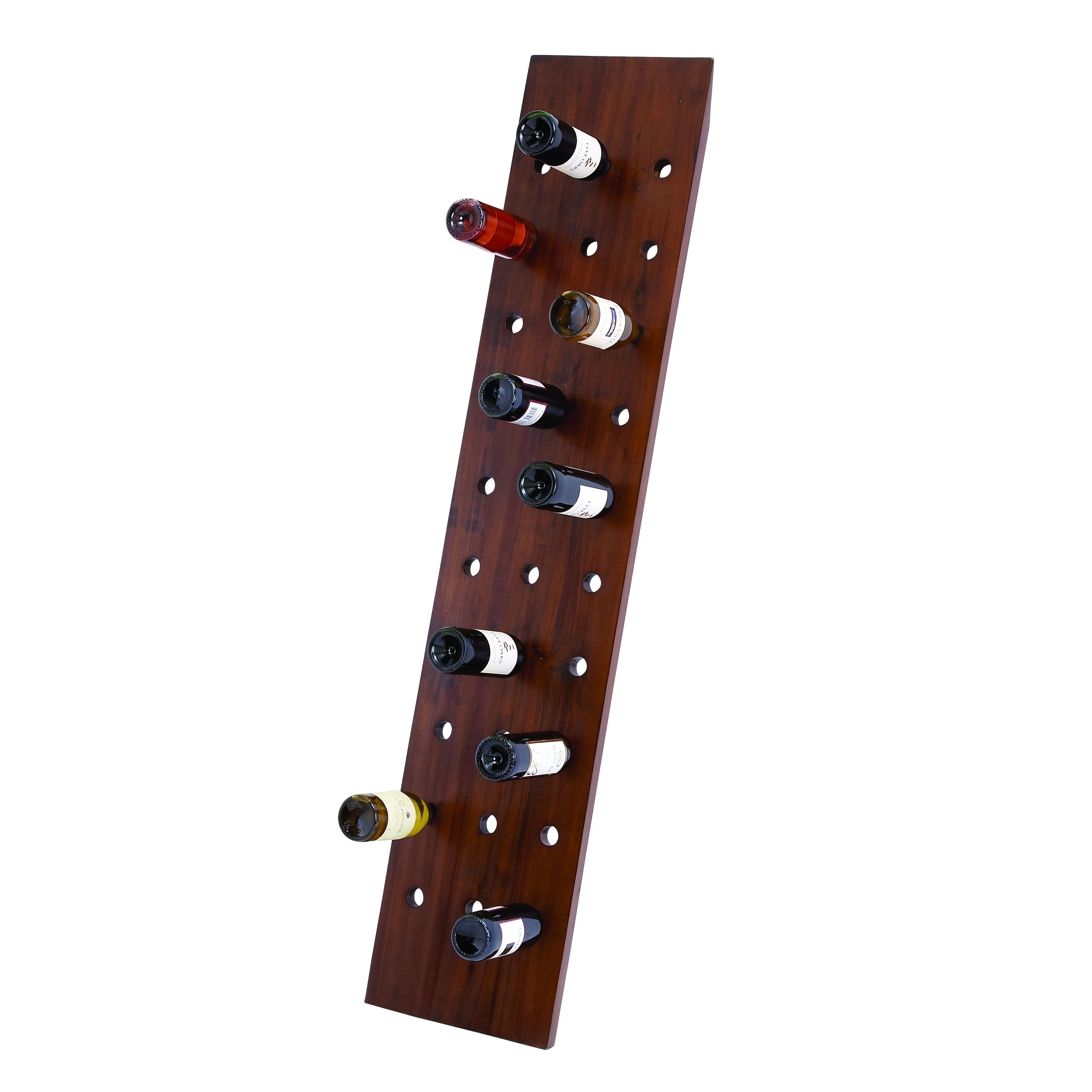 Glazed Wood 30 bottle Wine Rack