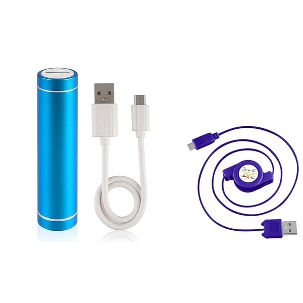 INSTEN Lipstick Powerbank/ Retractable Micro USB
