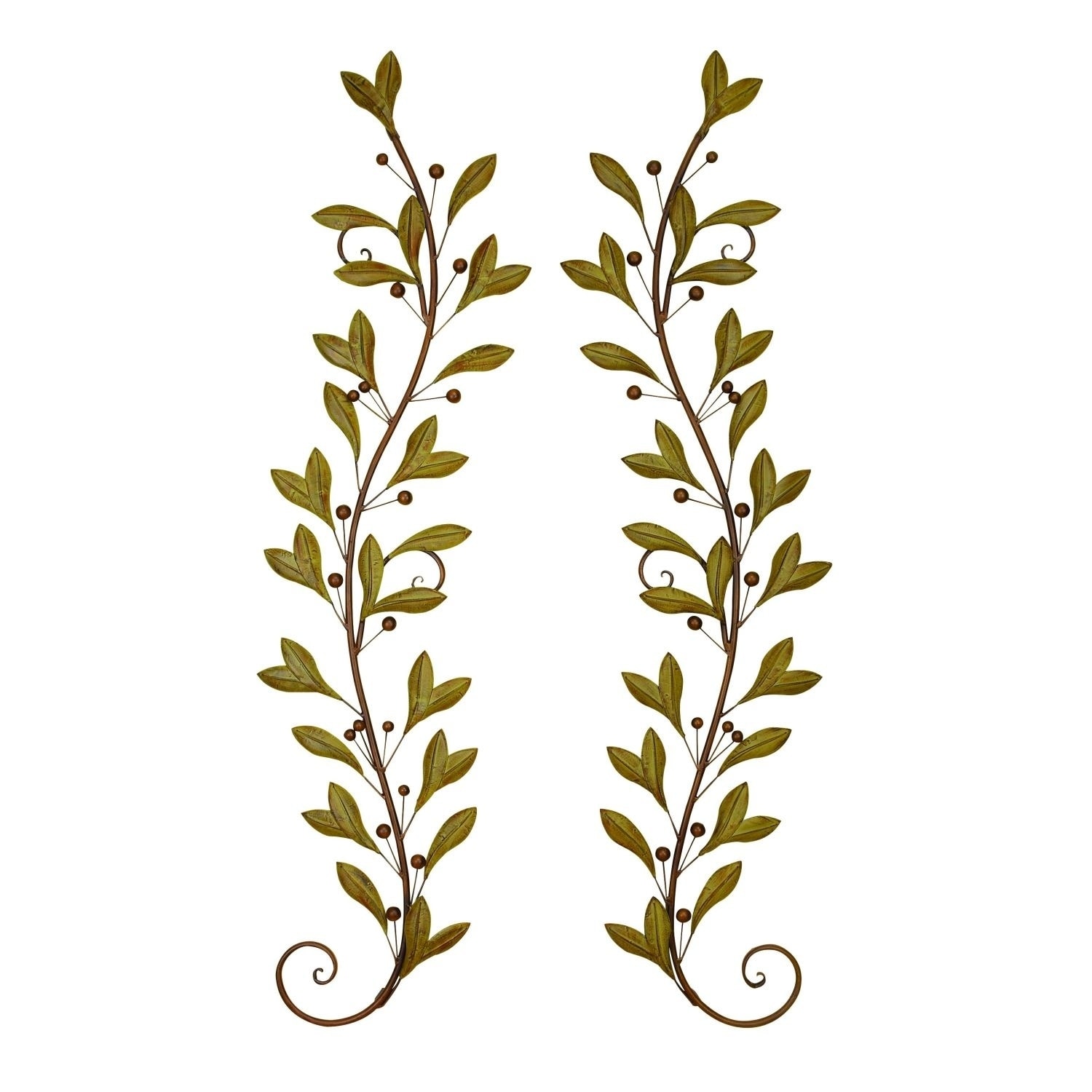 Leaves Metal Wall Decor (set Of 2)