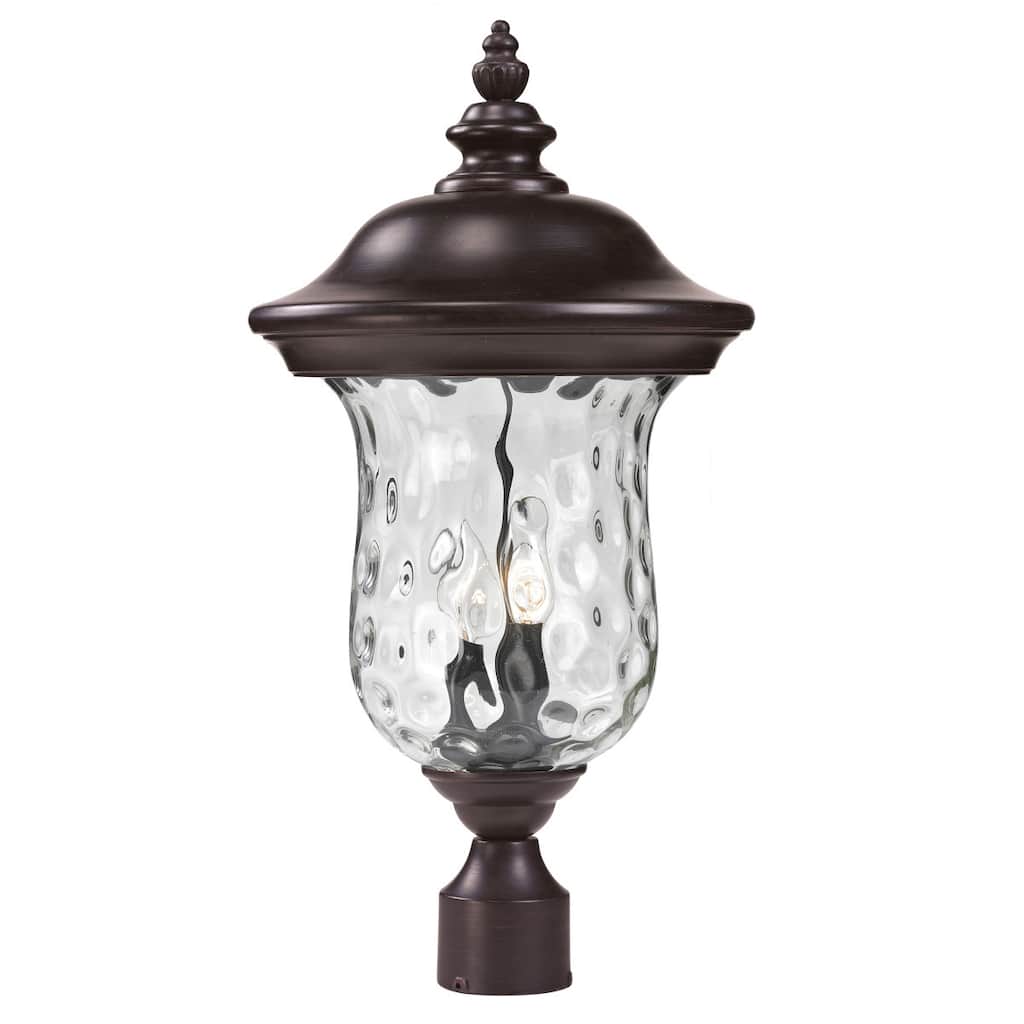 Avery Home Lighting Water Glass Outdoor Post Light