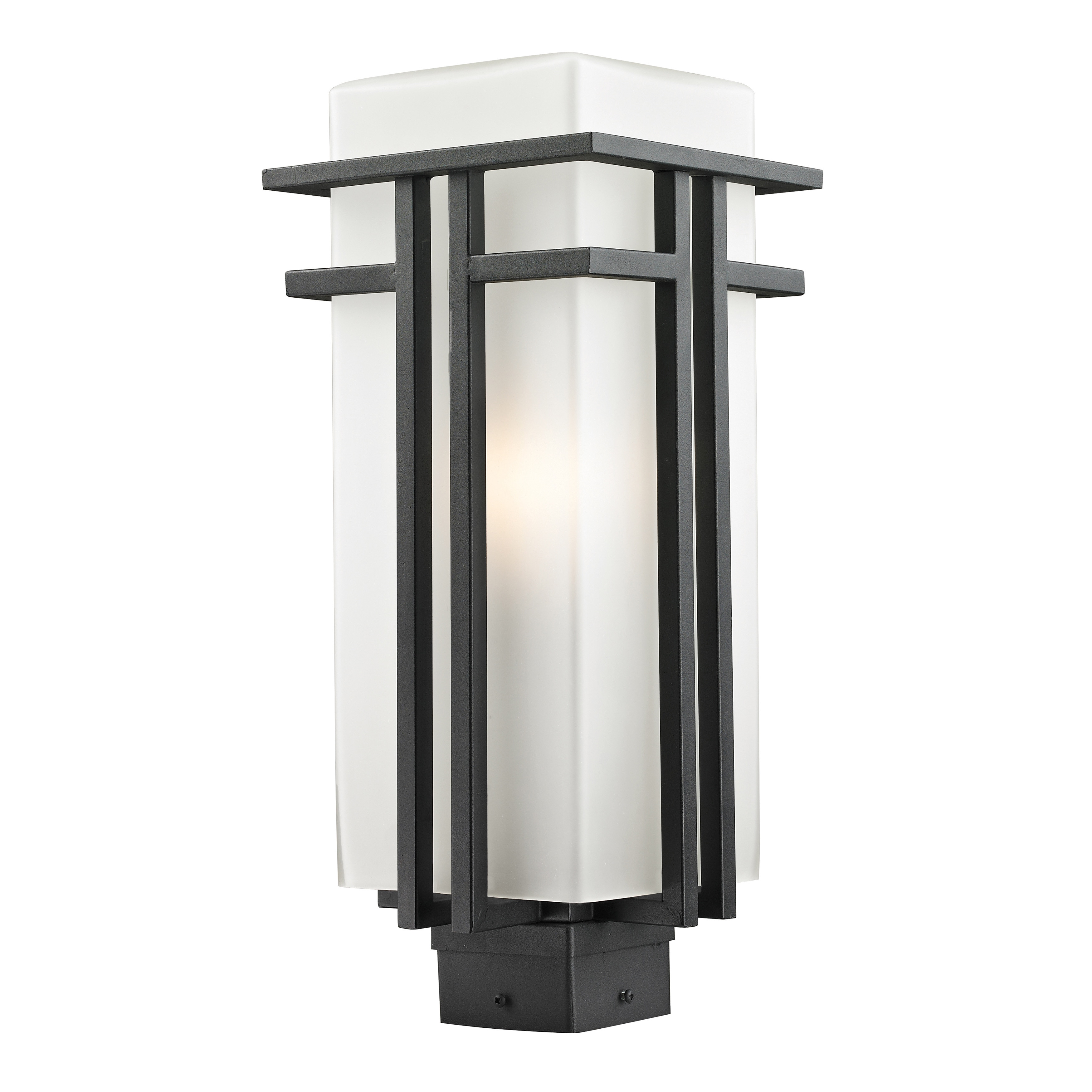 Eglo 92738 LED Light Modern Outdoor Post Light In Stainless Steel Finish
