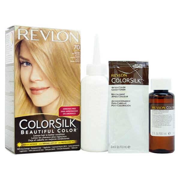 Shop Revlon Colorsilk Hair Color 70 Medium Ash Blonde 7a Free
