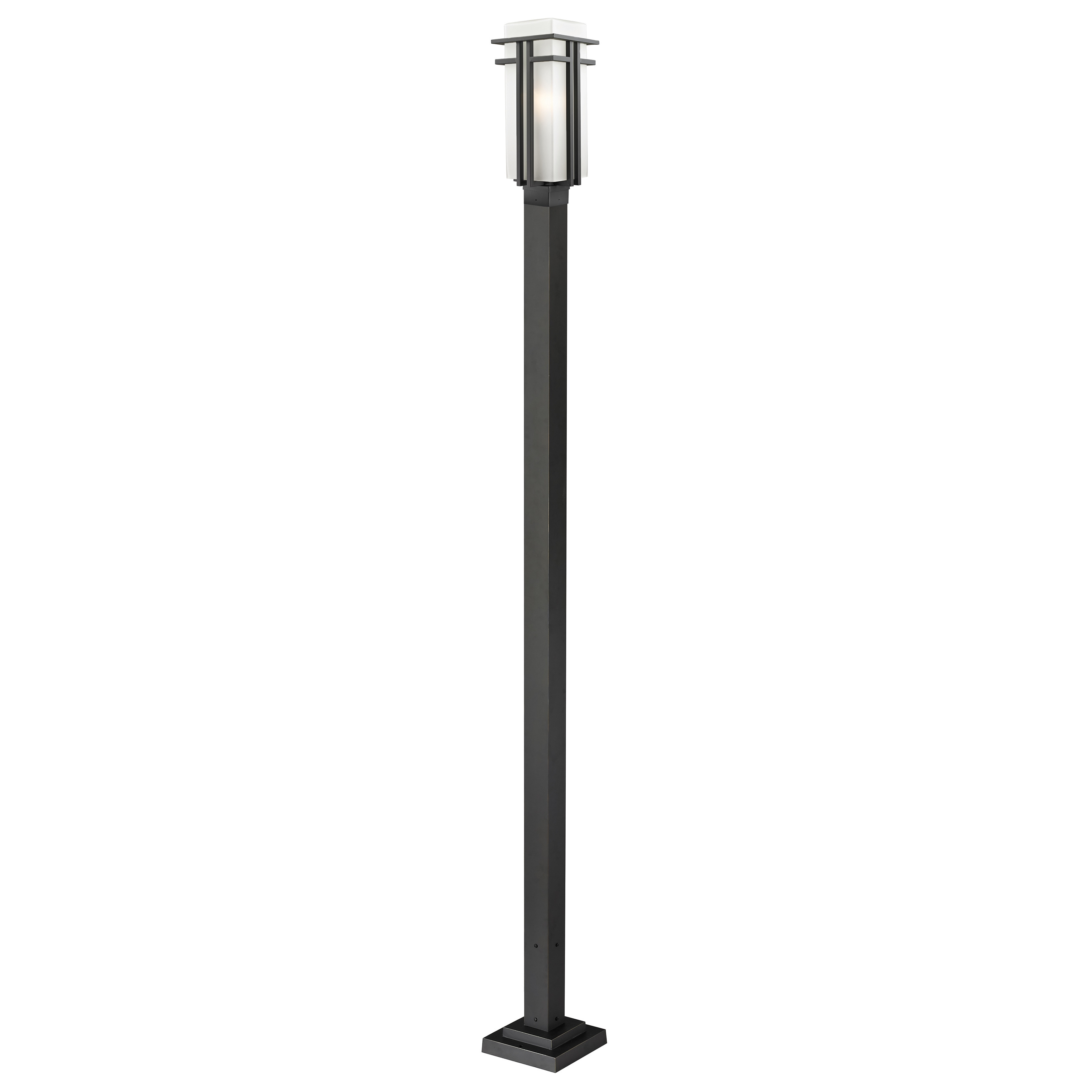 Z lite Contrasting Outdoor Post Light