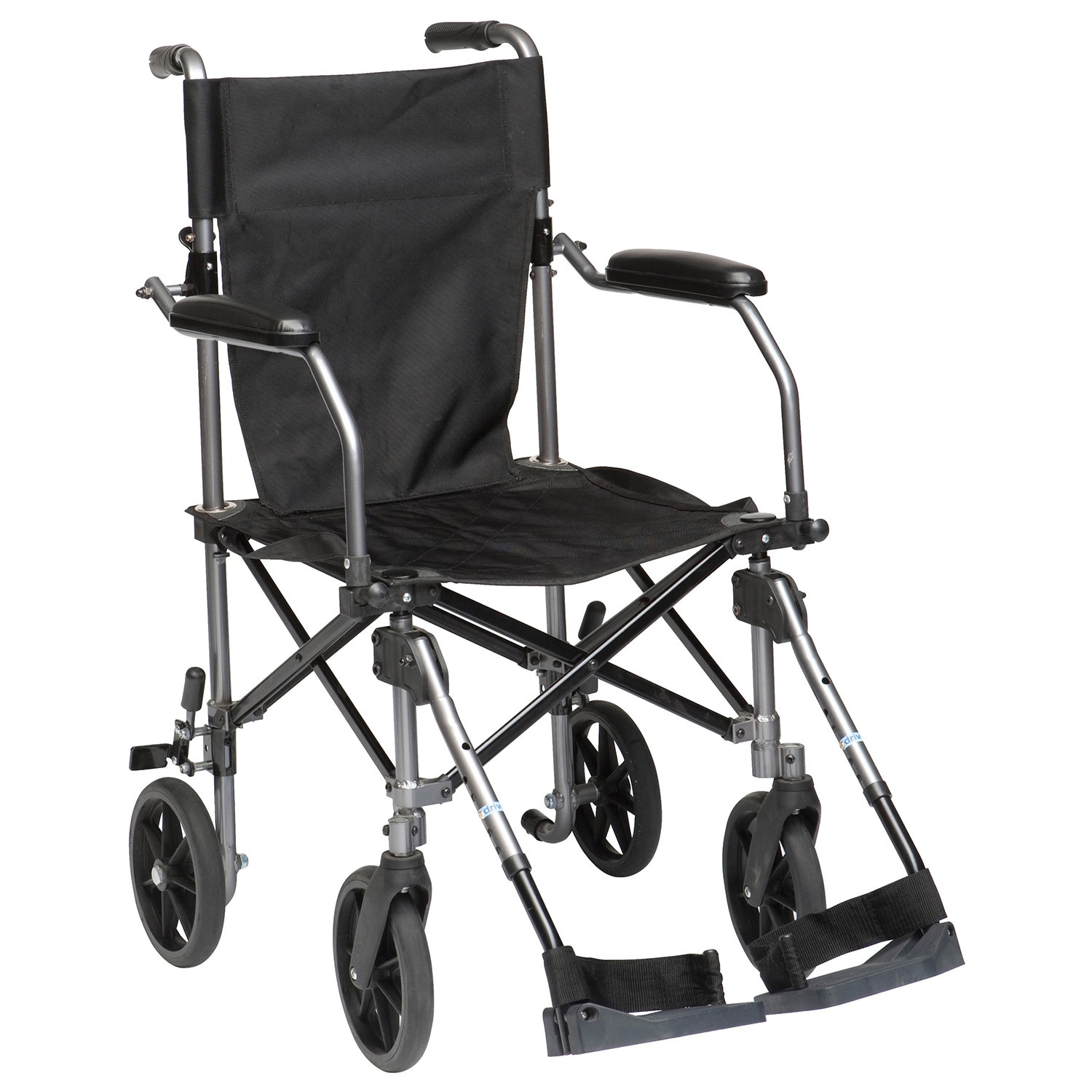 Travelite Transport Wheelchair Chair In A Bag (AdultAdjustable height NoWheeled YesMaterials Aluminum, nylonWeight capacity 250 poundsDimensions 33 inches x 22.5 inches x 37.5 inchesAssembly Required. )