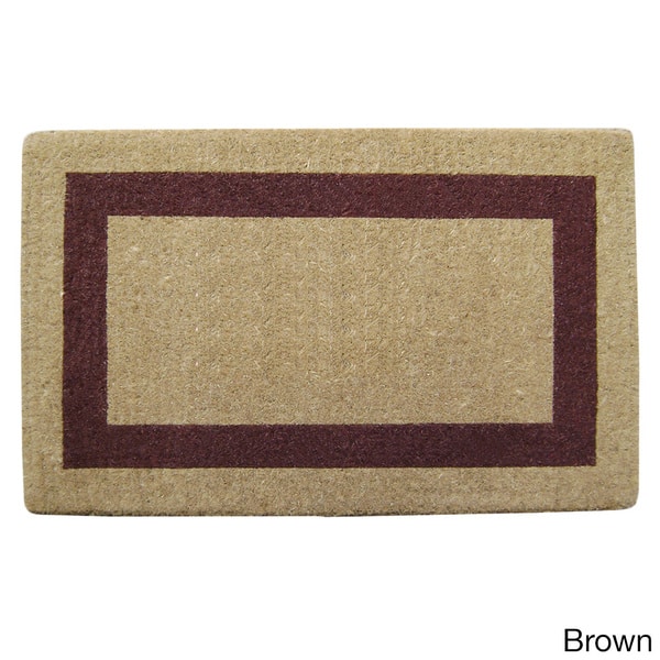 Shop Heavy Duty Coir Single Picture Frame Doormat On Sale