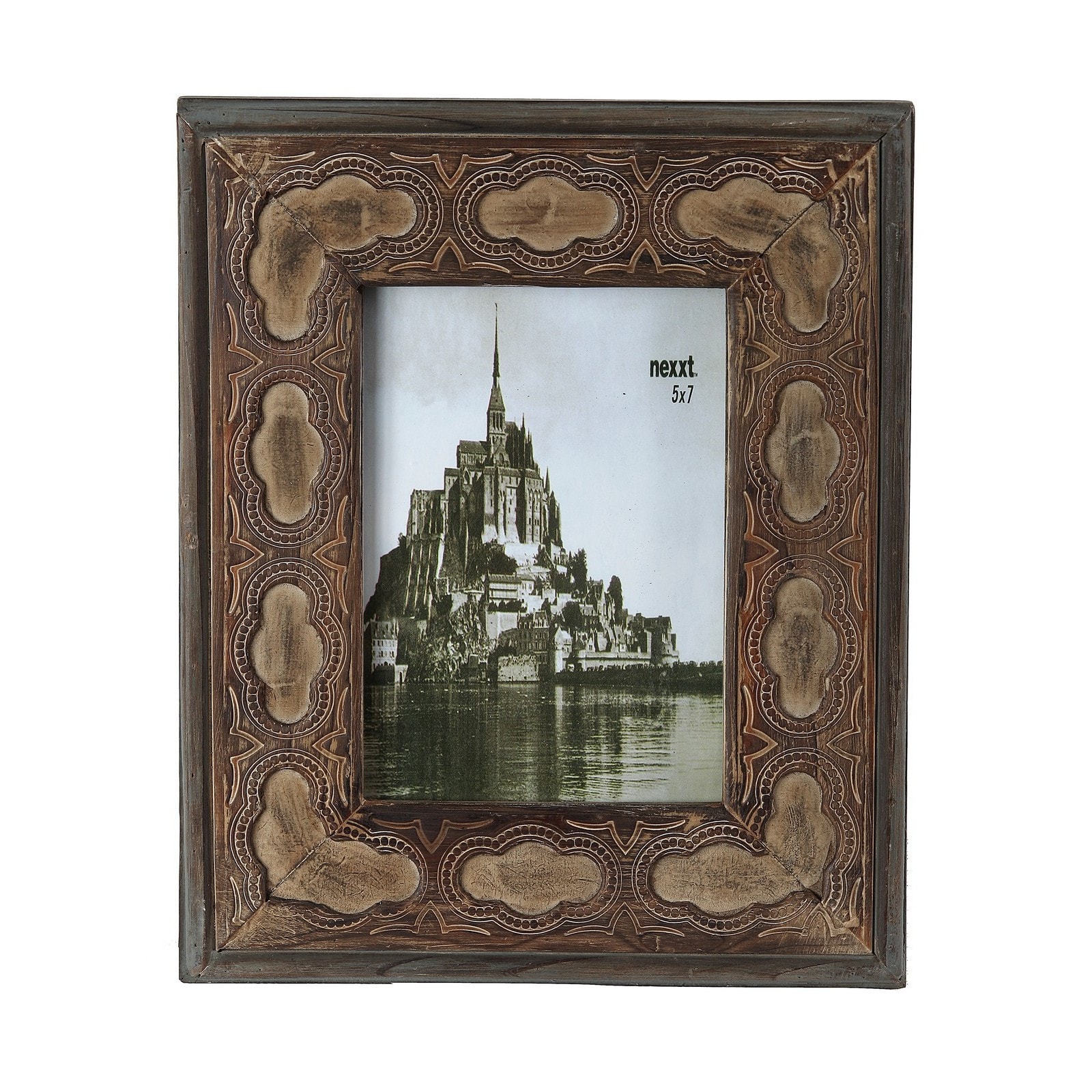 Privilege Privilege 5x7 inch Vintage Wood Photo Frame Brown Size 5x7