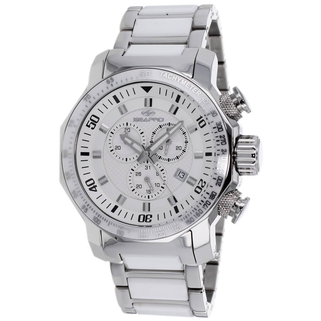 Seapro Men's Coral Watch with White Dial
