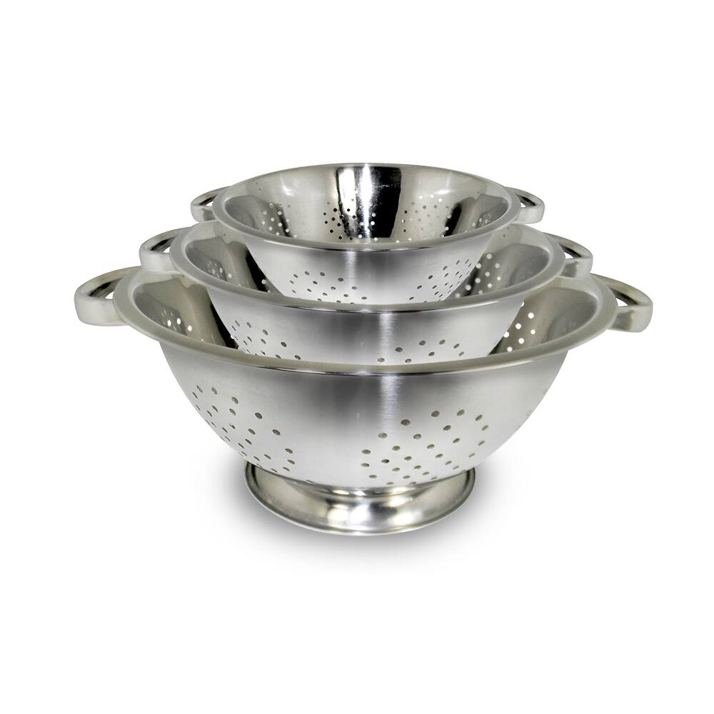 Cook Pro Stainless Steel Colanders (Set of 3)