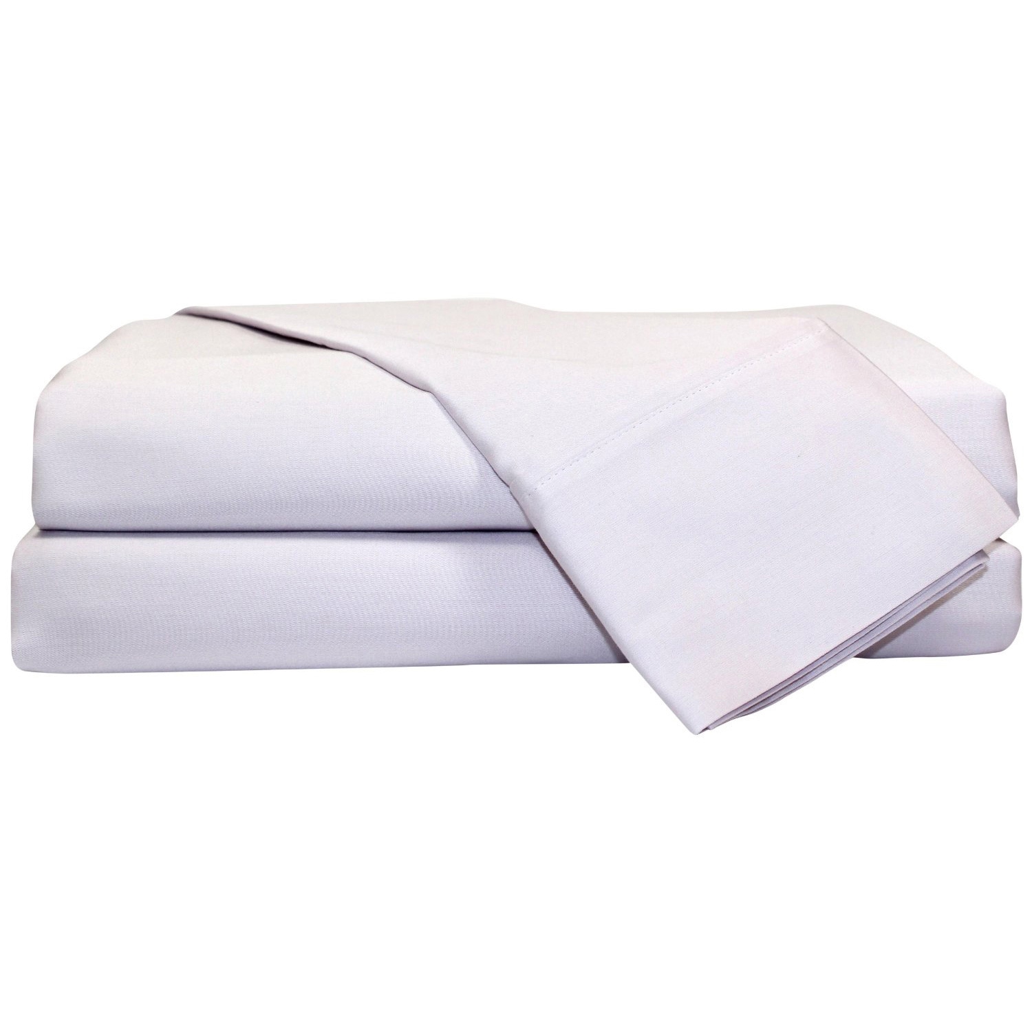 Hn International Hotel Concepts 400 Thread Count Solid Sateen Sheet Set White Size King