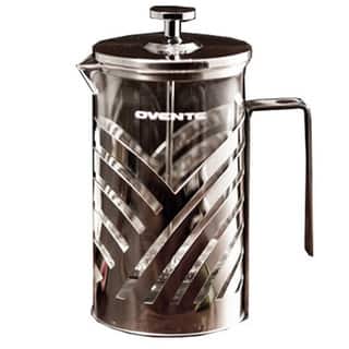 Ovente 27 Ounce French Press Coffee & Tea Maker, 4 Filter Stainless Steel Filter Plunger System & Durable Borosilicate Heat Resistant Glass with