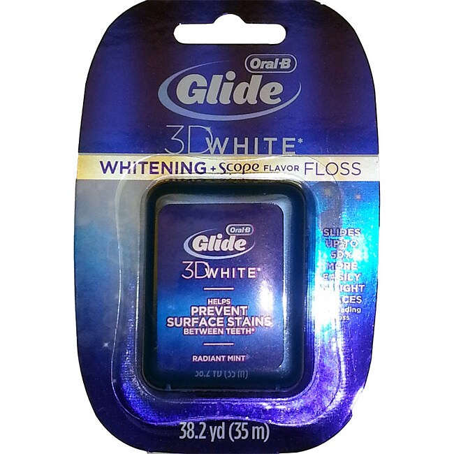 Crest Glide Whitening Plus Scope Floss (pack Of 8)