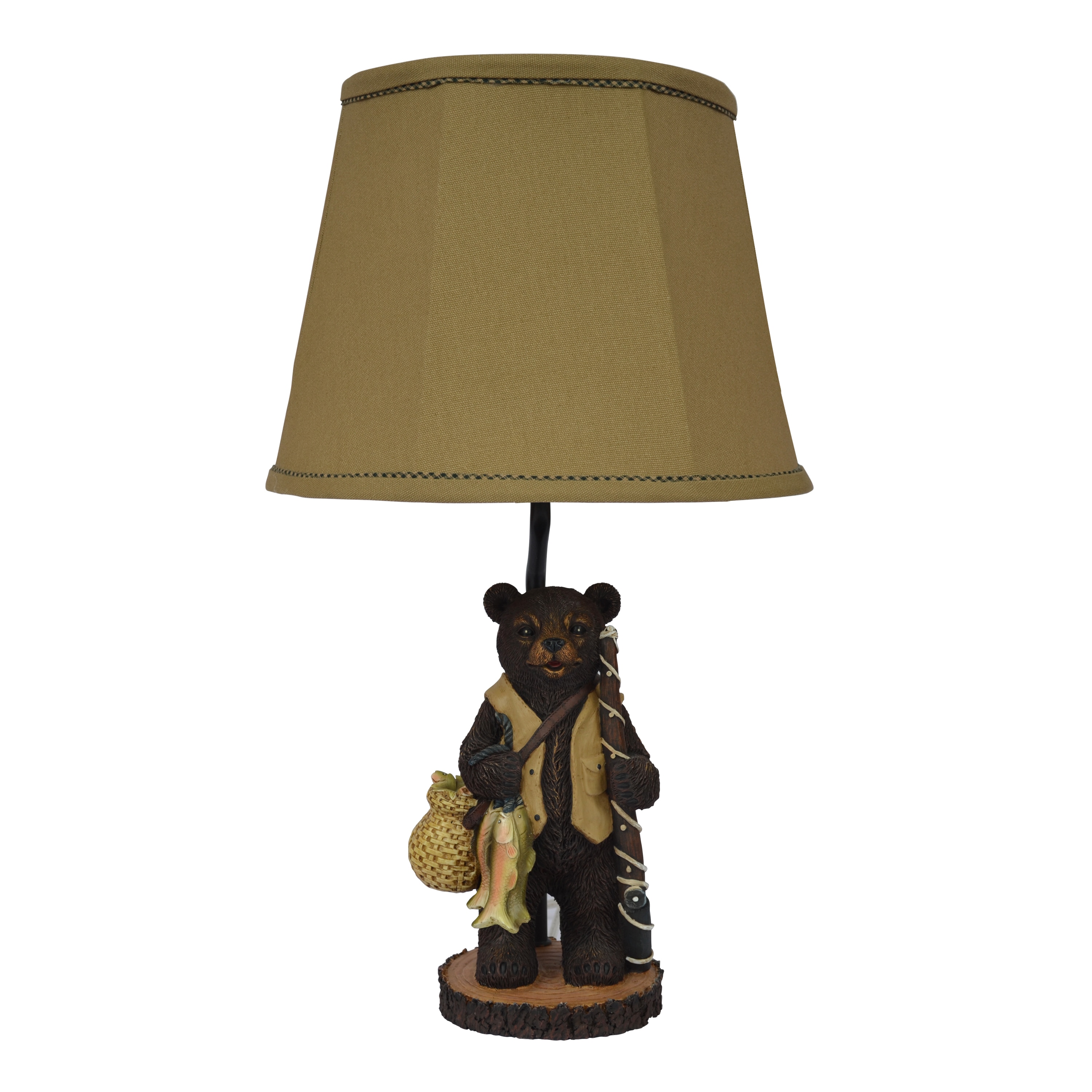 Going Fishing Bear Table Lamp