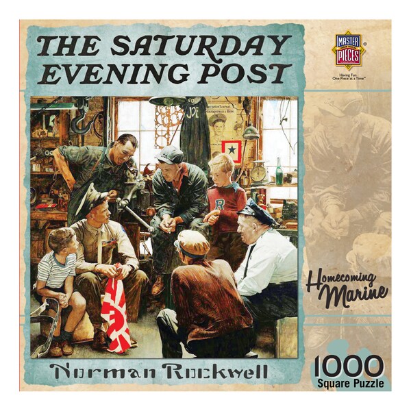 The Saturday Evening Post Homecoming Marine 1000-piece Puzzle