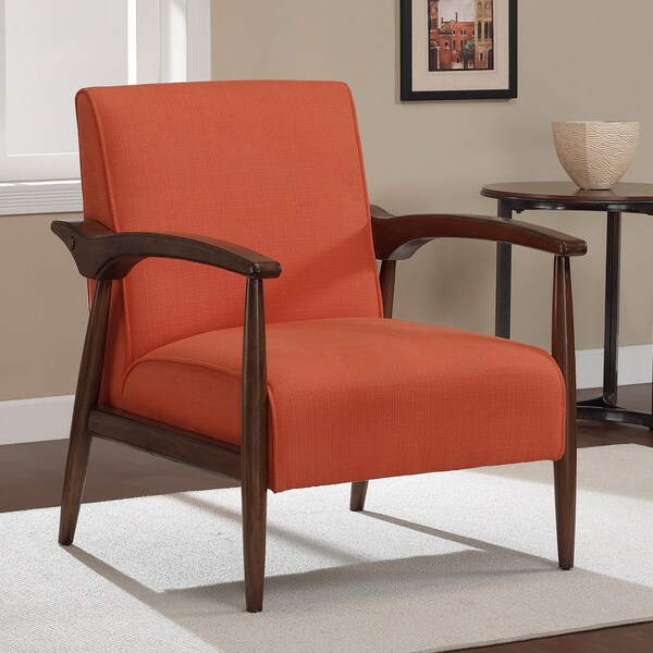 Shop Gracie Rust Retro Arm Chair - Free Shipping Today - Overstock.com