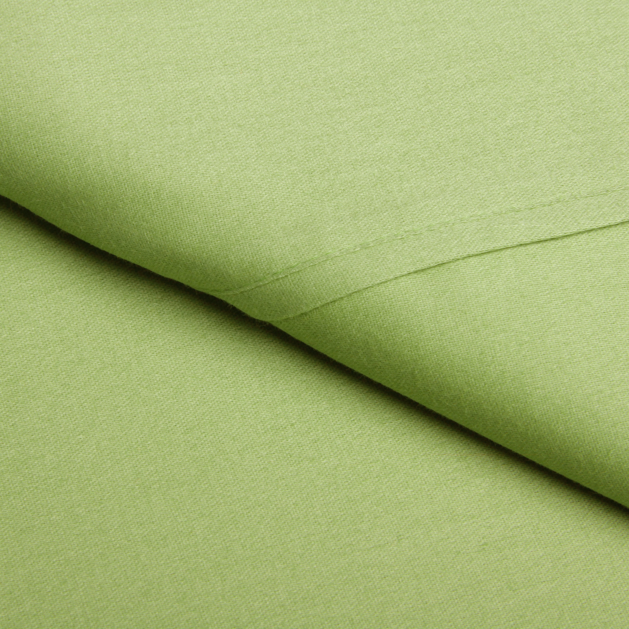 Elite Home Products, Inc Brights Solid Wrinkle Resistant All Cotton Sheet Set Green Size Full