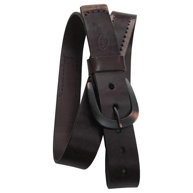 Amerileather Mens Tumbled Leather Belt