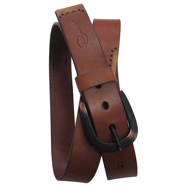 Amerileather Mens Tumbled Leather Belt