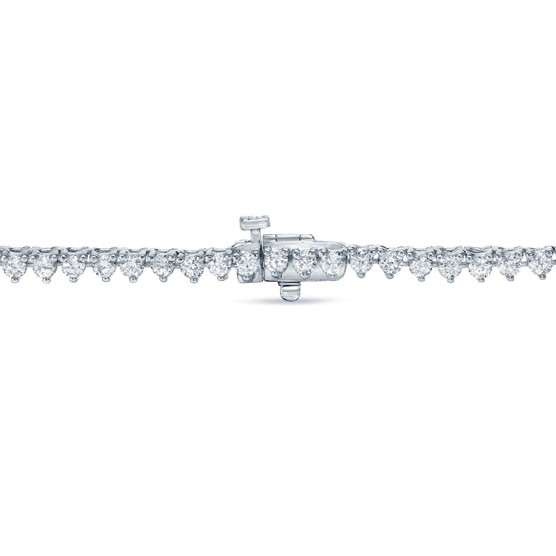 Auriya 18k Gold 12 7/8ct TDW Diamond Riviera Tennis Necklace (H-I, VS1-VS2)