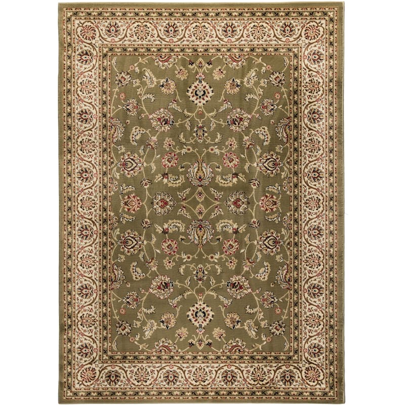 Well Woven Ariana Palace Area Rug - 5'3 x 7'3 - Green - 5' 3" x 7' 3" - Rectangle