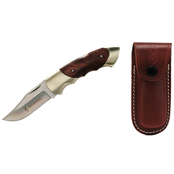 Browning 111 Cocobolo Handle Stainless Steel Knife