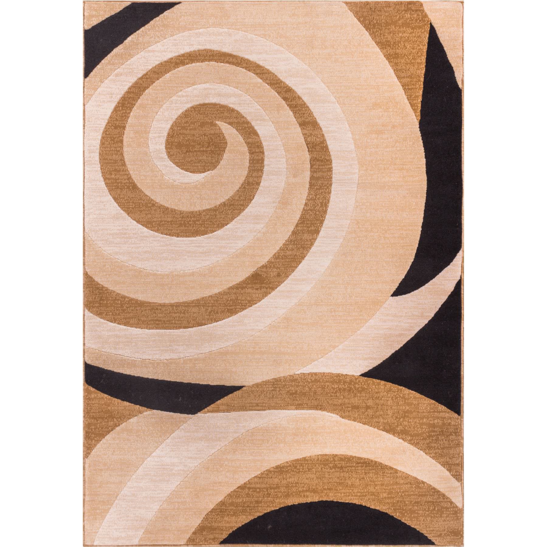 Scrolls Waves Gold Rug (27 X 311)