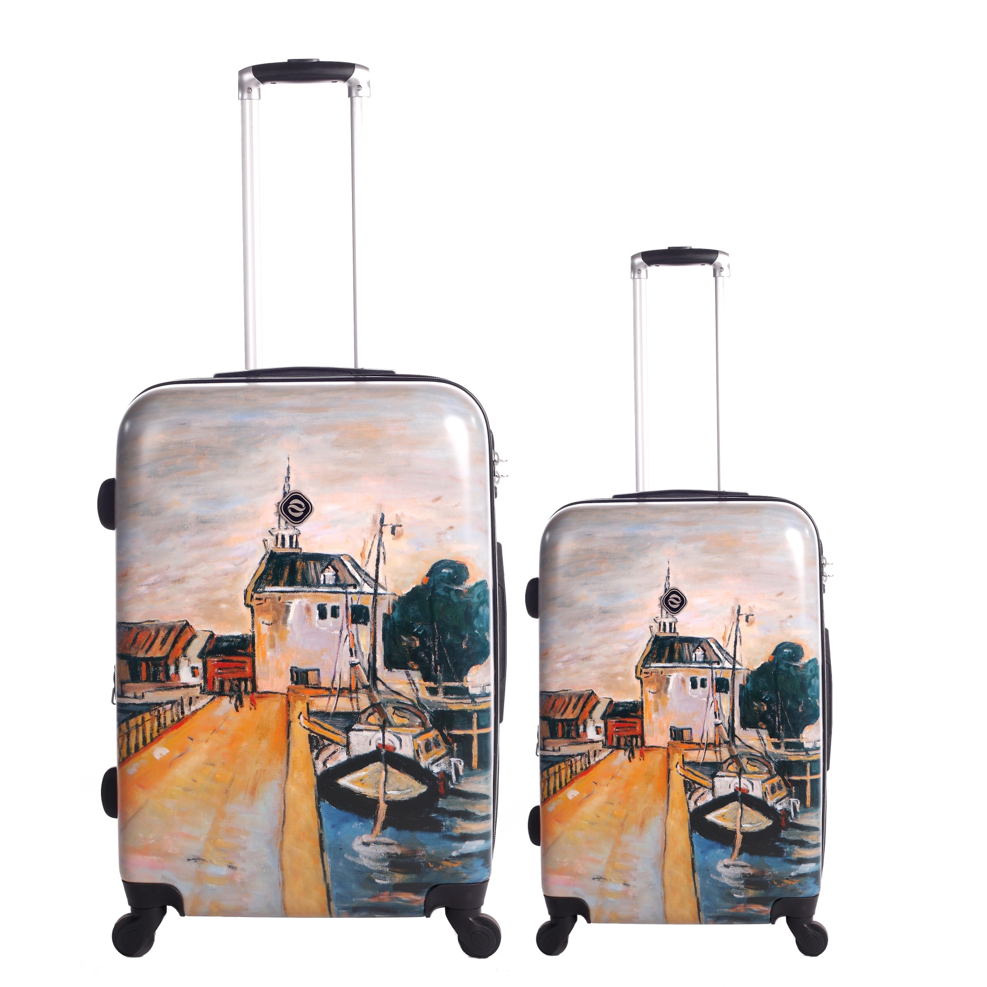 Neocover Summer Docks 2 piece Hardside Spinner Luggage Set