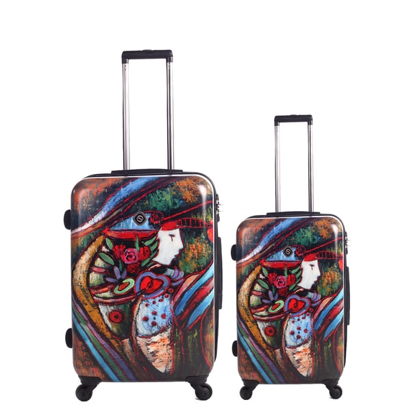 Neocover 'Lady Harvest' 2 piece Hardside Spinner Luggage Set Neocover Two piece Sets