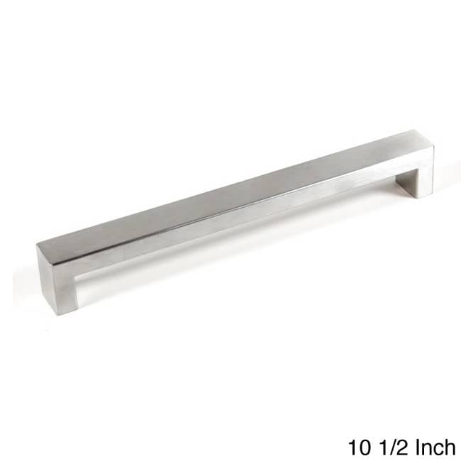 Contemporary Stainless Steel Bold Design Cabinet Bar Pull Handle (Set of 15) - 10
