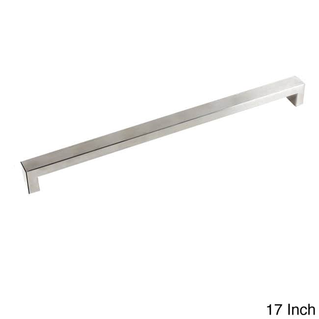 Contemporary Stainless Steel Bold Design Cabinet Bar Pull Handle (Set of 15)
