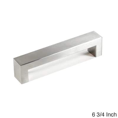 Contemporary Stainless Steel Bold Design Cabinet Bar Pull Handle (Set of 15)