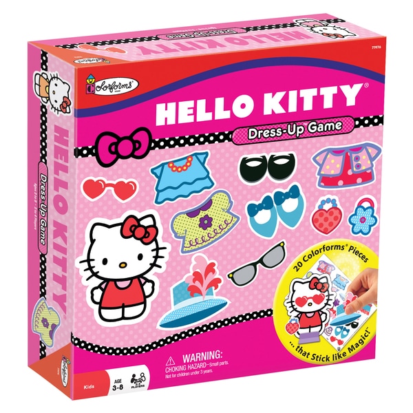 Shop Colorforms Hello Kitty Dress Up  Game Free Shipping 