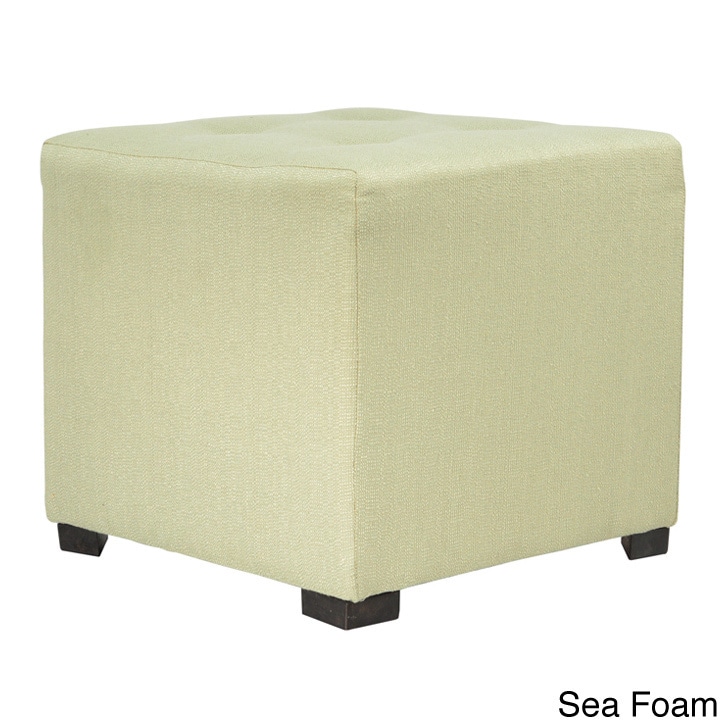 Merton 4 button Tufted Square Candice Ottoman