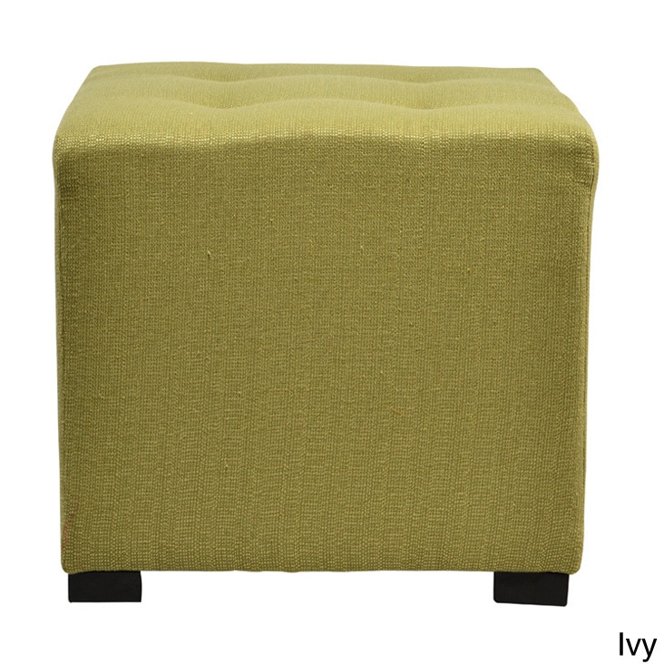 Merton 4 button Tufted Square Candice Ottoman