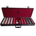All-In 500-piece Clay Poker Chip Set with Carrying Case