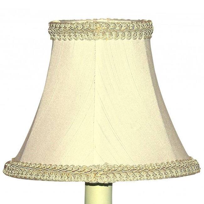 Crown Lighting Cream Chandelier Bell Lampshade (Set of 2)