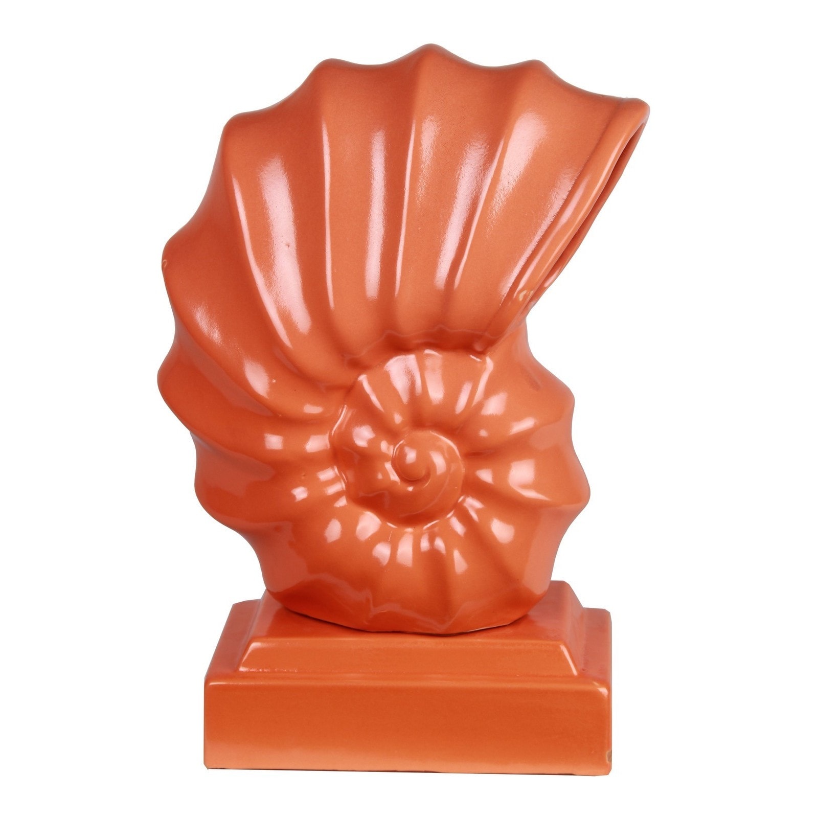 Privilege Ceramic Orange Spiral Shell