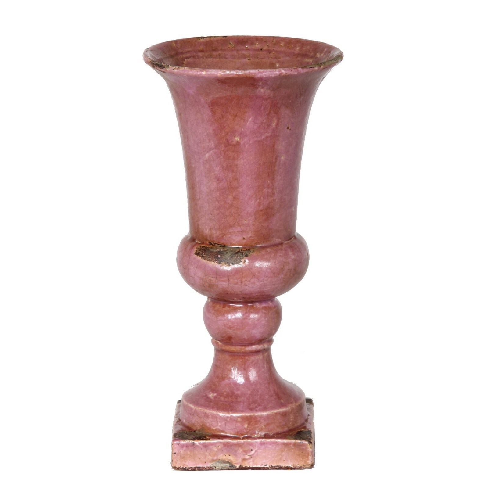 Privilege Large Antiqued Pink Ceramic Vase Pink Medium (8"15") eBay